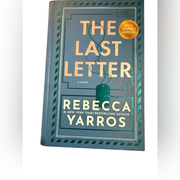 Other - The Last Letter Hardcover Book by Rebecca Yarros NWOT Autographed & Signed
